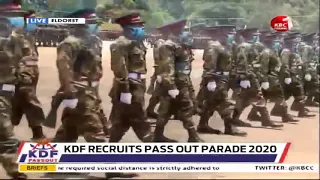 PRESIDENT UHURU LEADS KDF PASSING OUT PARADE 2020 IN ELDORET!