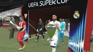 PES 2016 | UEFA Super Cup | Real Madrid vs Sevilla - (Gameplay)