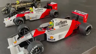 Ayrton Senna 1/12 F1 Models Collection (Minichamps & Tamiya)