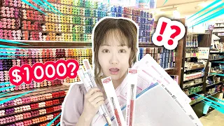 NO BUDGET!! Buying EVERYTHING I CAN HOLD at COPIC MARKER ART STORE in JAPAN AGAIN