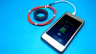 how to make free energy mobile charger with magnet new science experiment project