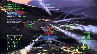 Ace Combat: Infinity - AV-8B+ Kim Alba - Alps Air Corridor 10/9/2014