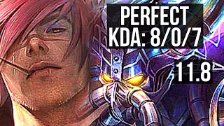 SETT vs KASSADIN (MID) | 8/0/7, 700+ games, Legendary | BR Diamond | v11.8