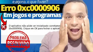 Como corrigir o erro 0xc0000906 em jogos e programas