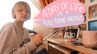 How do I work - Daily life of a freelance illustrator vlog