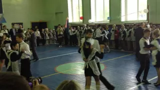 "Последний звонок 2016. Школьный вальс. Анастасия."