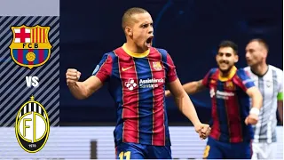 FC Barcelona (ESP) vs Dobovec (SLO) UEFA Futsal Champions League 1/4 Finale 2021 Highlights Match