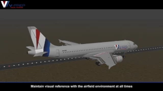 V-Prep: A320 Circling Approach