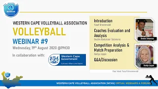 WCVA Volleyball Coaches Webinar #9  - 19th August 2020