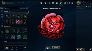 50x MSI 2023 Inkshadow Orb Bundle opening (slow) - League Of Legends