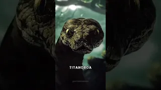 World biggest snake in the history: Titanoboa #science #sciencefacts