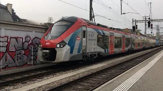 Trafic ferroviaire à Genève et Morges/Bahnverkehr in Genf und Morges