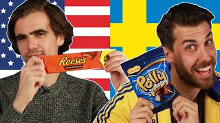 Americans & Swedes Swap Snacks