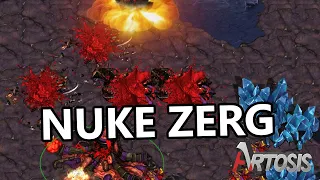 Nukes vs. Zerg are LEGIT?? - Action vs. Sorry