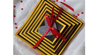 How to make a pyramid card | Full tutorial |