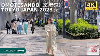 4k hdr japan travel | Walk in Omotesando（表参道）Tokyo japan |  Relaxing Natural City ambience