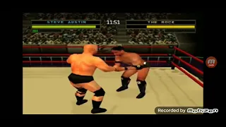 WWF Warzone (PSX) Stone Cold Steve Austin Vs The Rock (Challenge Mode)