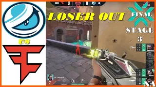 LOSER OUT ! LG vs Faze Clan | HIGHLIGHTS | VCT Stage 3 NA Challengers Playoffs Day 2.