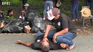 Dos personas mueren por disparos de un hombre armado en una protesta antiminería en Panamá