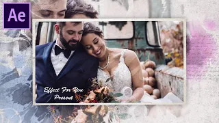 Romantic Wedding ink Slideshow in After Effects  | After Effects Tutorial