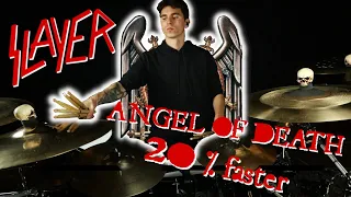 Slayer - Angel Of Death 20% FASTER! (drum cover)