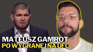 Mateusz Gamrot ujawnia, co POKAZYWAŁ MU KHABIB w trakcie walki na UFC