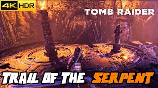 Shadow of the Tomb Raider - TRIAL OF THE SERPENT PUZZLE SOLUTION (Oil & Fire) [PS5 4K - 60FPS]