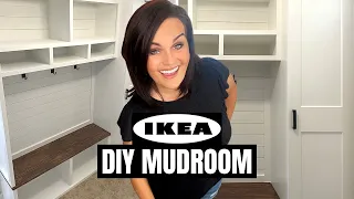 Shocking DIY IKEA HACK Mudroom Lockers!