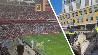 ABANDONED - Ajax fans get De Klassieker against Feyenoord abandoned then riot outside stadium