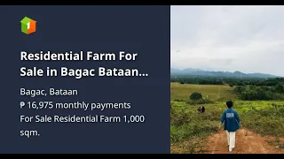 Residential Farm For Sale in Bagac Bataan Perfect for Retirement