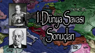 1.Dünya Savaşı Sonuçları Harıtalı Hızlı Anlatım | Savaş Sonrası Yeni Kurulan Devletler | WW1 2.Bölüm