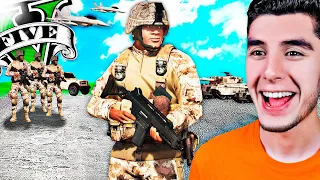 JUGANDO GTA 5 como MILITAR! (Mods)