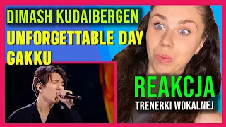 Reakcja na Dimash Kadaibergen Unforgettable Day Gakku D8 - Voice teacher reaction video