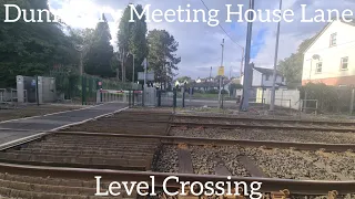 Dunmurry Meeting House Lane Level Crossing (Belfast) Thursday September 29.09.2022