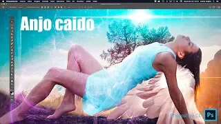 Anjo caido | Fallen Angel, tutorial Photoshop