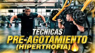 🔥 Técnicas de PRE-FATIGA Muscular | Cómo usar las Técnicas Pre Agotamiento para activación muscular