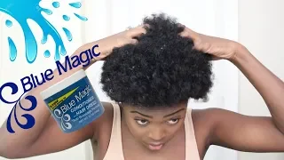 I USED BLUE MAGIC IN MY HAIR FOR A WEEK AND THIS IS WHAT HAPPENED