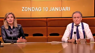 Welmoed Sijtsma en Jort Kelder presenteren talkshow Op1 van zondag 10 januari 2021