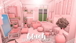 BLOXBURG: no gamepass blush budgeted house 27k l tour + speedbuild ♡