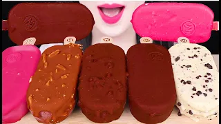 ASMR CHOCOLATE ICE CREAM *MAGNUM ICE CREAM* DARK CHOCOLATE, WHITE 매그넘 초콜릿 아이스크림 먹방 JANE ASMR 제인