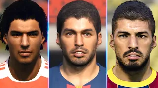 Luis Suarez evolution from PES 6 to PES 2021