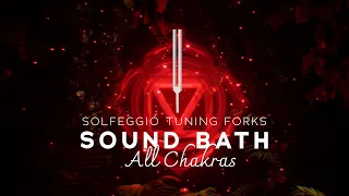 Solfeggio Frequencies | Chakra Sound Healing Vibes | Healing & Calming | Tuning Forks