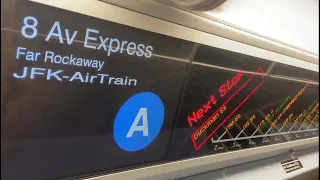 IND Subway: R179 (A) Express Train Ride from Inwood-207th Street to Far Rockaway
