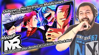 SHIBUYA (Jujutsu Kaisen) - Hechiceros vs Maldiciones | MegaR | Reaccion