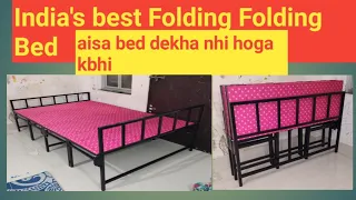 strong Folding bed Sofacum bed with Mattress Double size Direct from factory low price home delivery