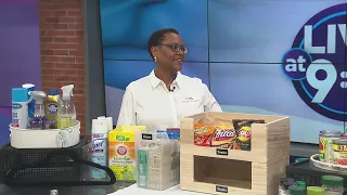 Professional home organizer Kendra Littlejohn shares home decluttering tips to help you destress