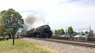 N&W 611 Spencer, NC to Greensboro, NC Ferry Move (April 20, 2016)