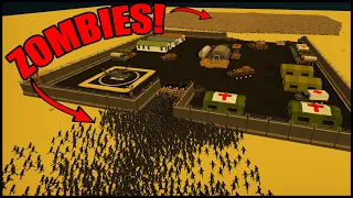 1 MILLION ZOMBIES Surround Military Fortress! - SwarmZ Battle Simulator