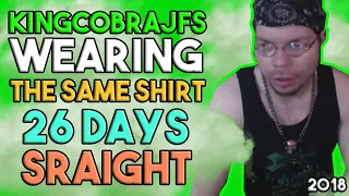 KingCobraJFS Wearing The Same Shirt 26 Days Straight