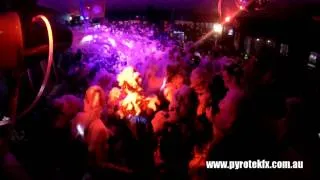 Mac's Hotel foam party Australia day by Pyrotek FX